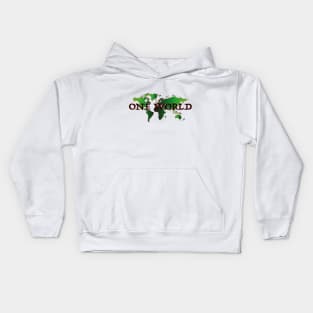 world maps Kids Hoodie